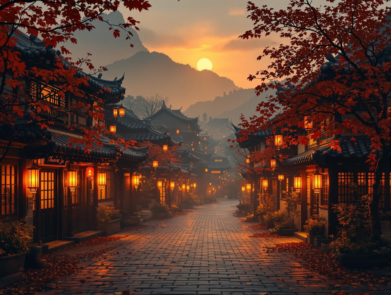 Al漫剧大全品牌故事 - 温暖的小镇乡村景象